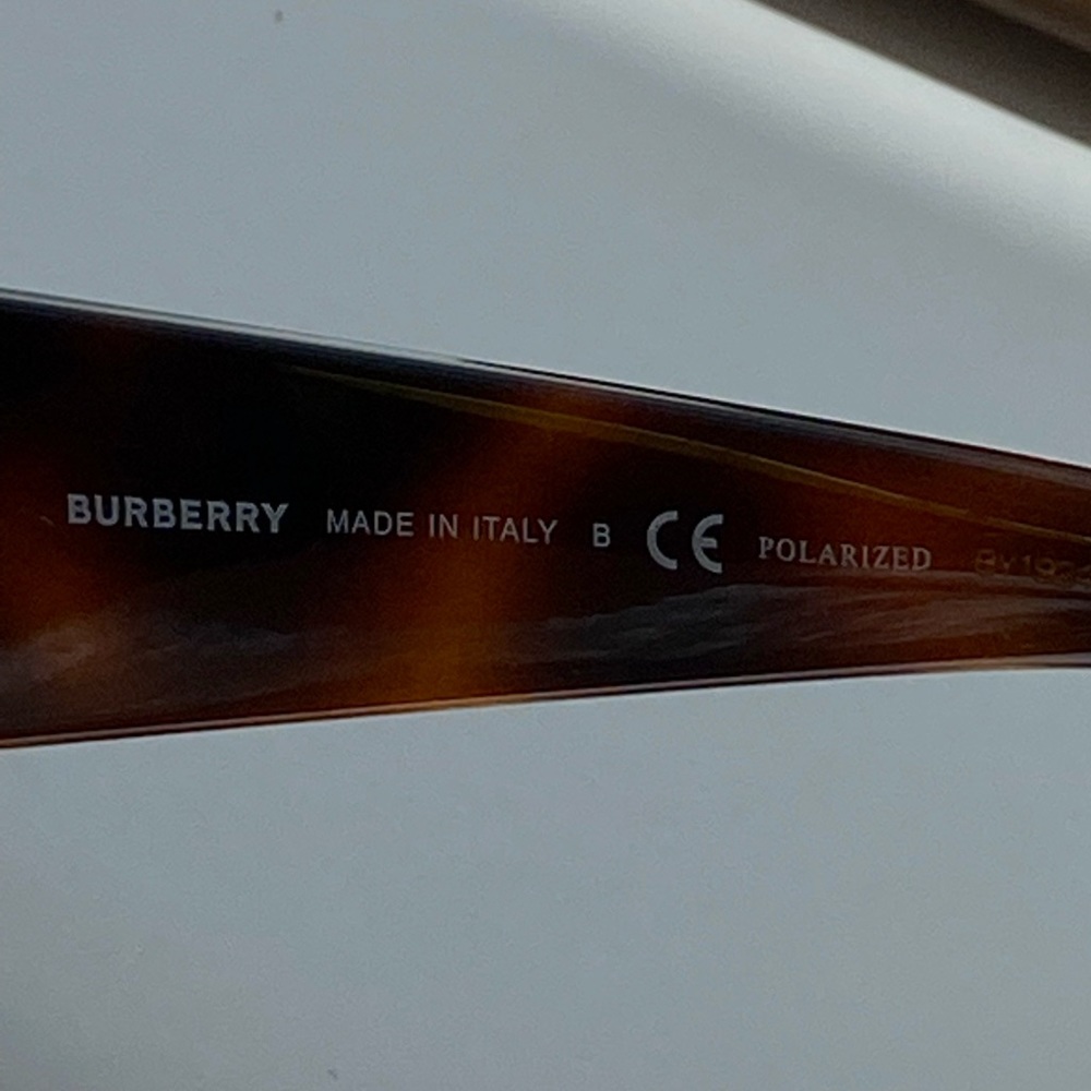 New  - Burberry Havana Brown New Be4344 3316/13 Women 4344 Sunglasses - Picture 13 of 14